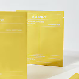 Biodance - Radiant Vita Niacinamide Real Deep Mask - Masque illuminateur et unifiant - pack de 4