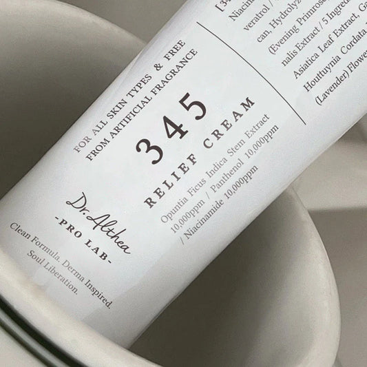 Dr. Althea - 345 Relief Cream - Crème Apaisante et Réparatrice