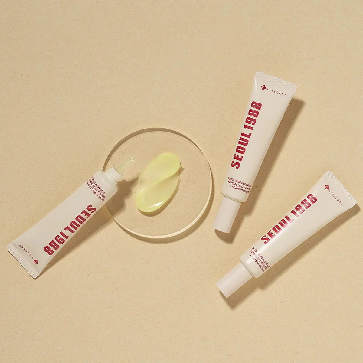 K-SECRET - SEOUL 1988 Eye Cream : Rétinal liposome 4 % + extrait de haricot fermenté - Crème contour des yeux