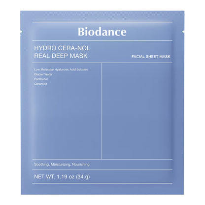 Biodance - Hydro Cera-Nol Real Deep Mask - Masque Collagène - pack de 4