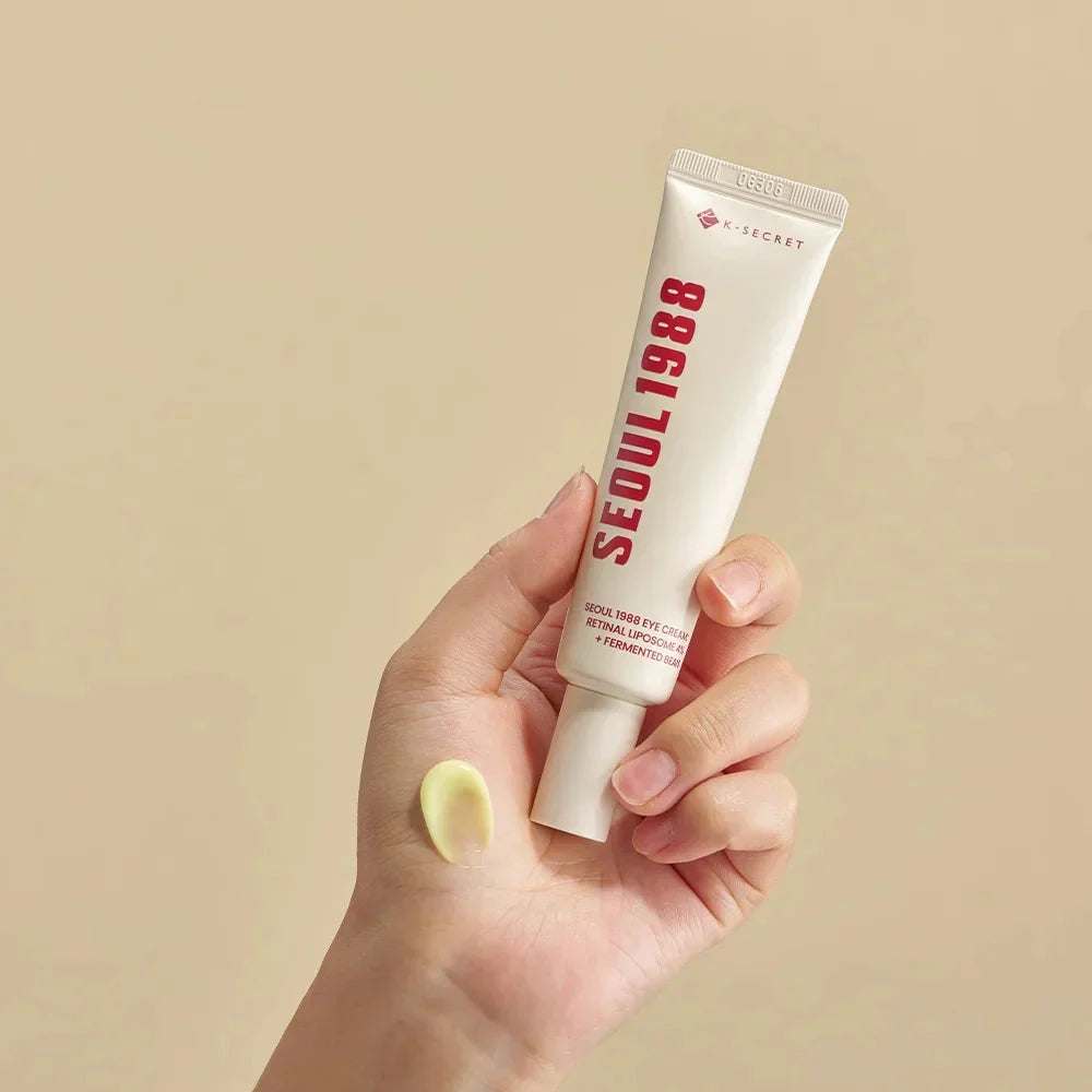 K-SECRET - SEOUL 1988 Eye Cream : Rétinal liposome 4 % + extrait de haricot fermenté - Crème contour des yeux
