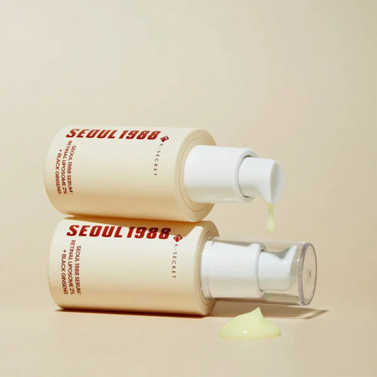 K-SECRET - SEOUL 1988 Serum : Retinal Liposome 2% + Black Ginseng - Sérum anti-âge rétinal et ginseng