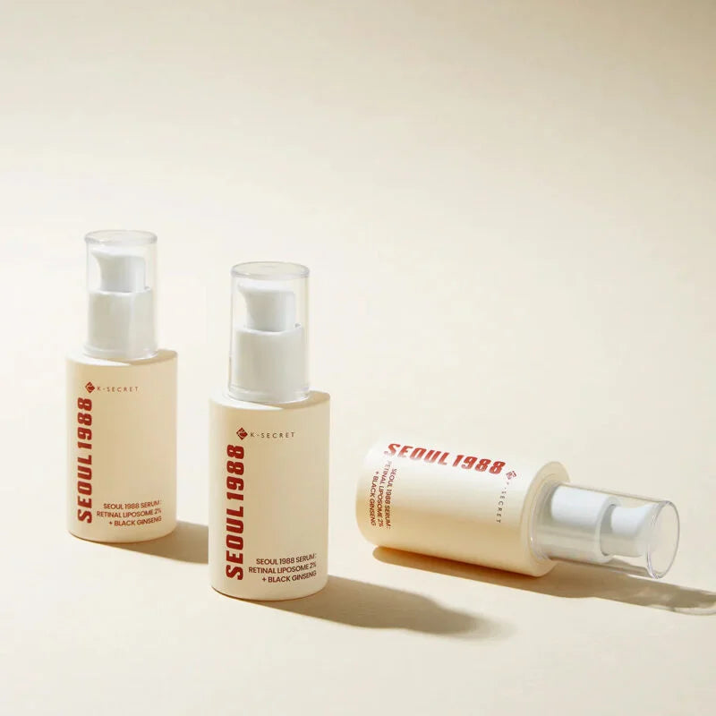 K-SECRET - SEOUL 1988 Serum : Retinal Liposome 2% + Black Ginseng - Sérum anti-âge rétinal et ginseng